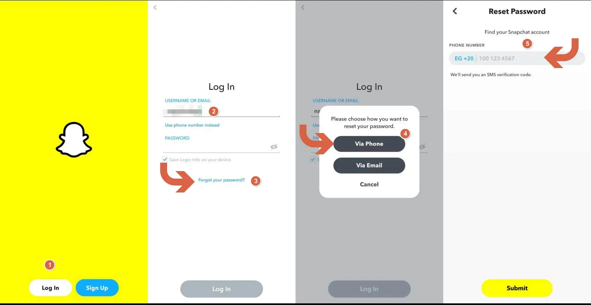 كلمة مرور سناب شات من 8 رموز