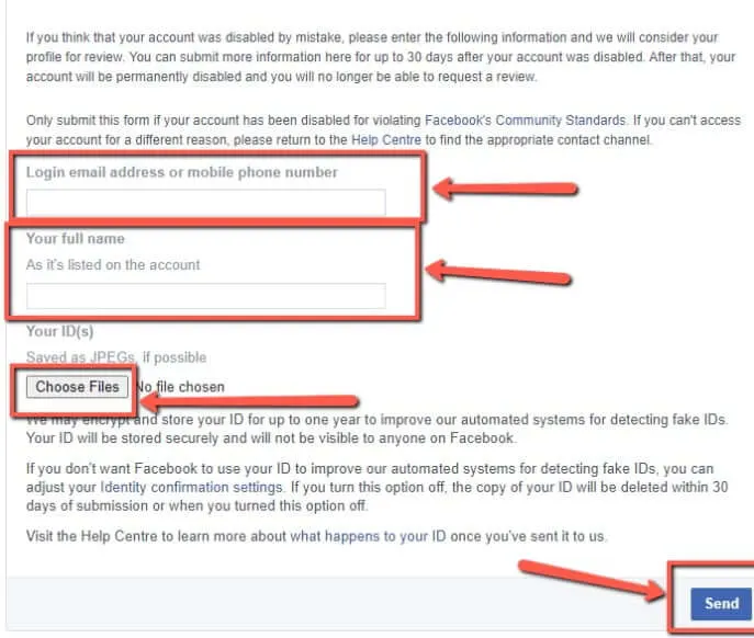 استرجاع حساب فيسبوك مقفل